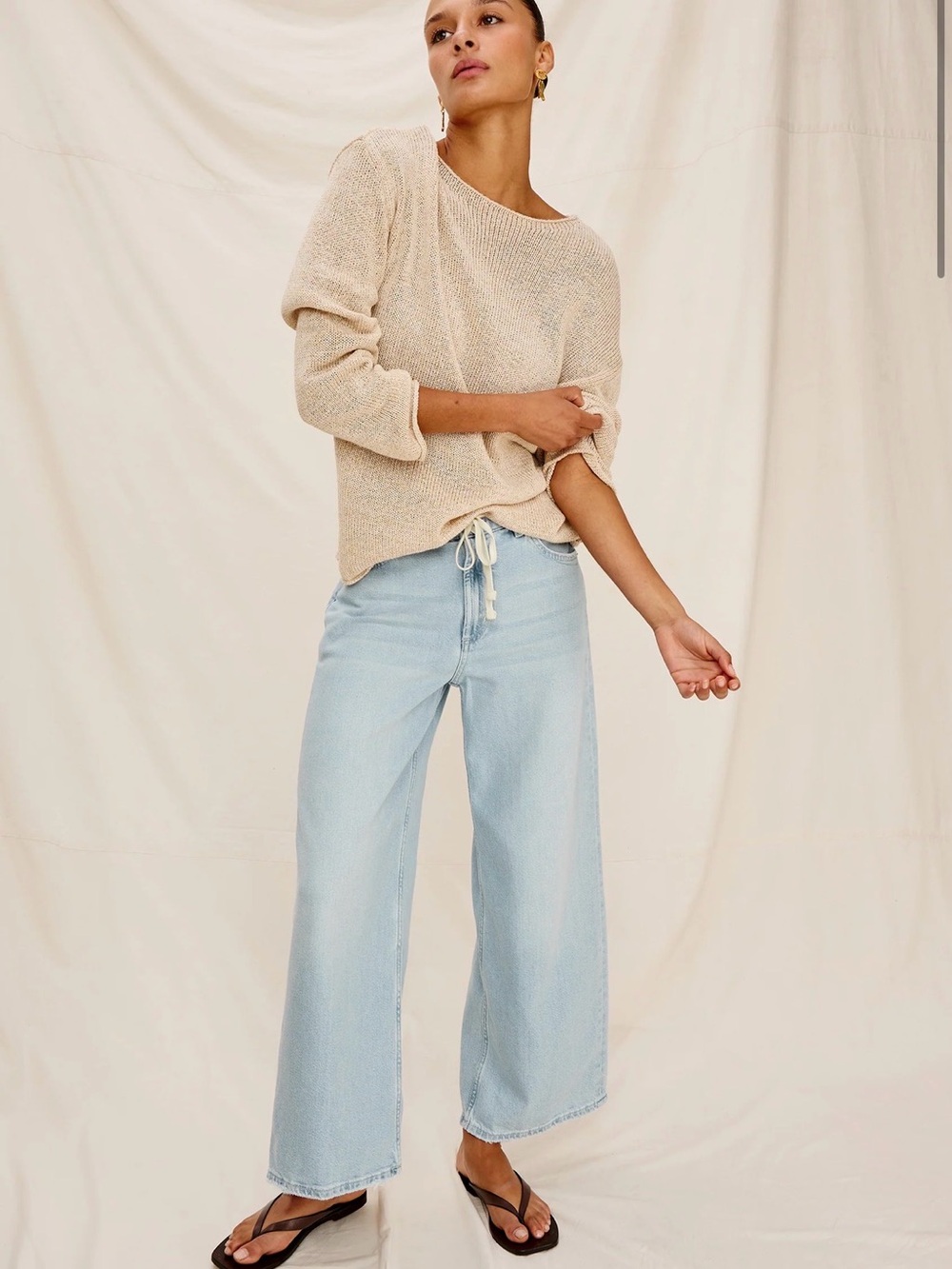 Rails Angeleno Wide Leg Crop in Scuba